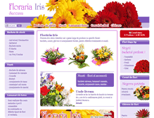 Tablet Screenshot of floraria-iris-suceava.ro